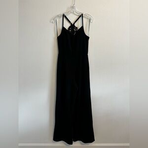 Miami Elegant Black Lace Detail Jumpsuit
